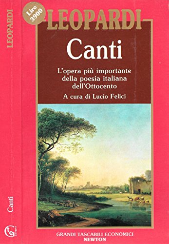 Libro - CANTI. - GIACOMO LEOPARDI