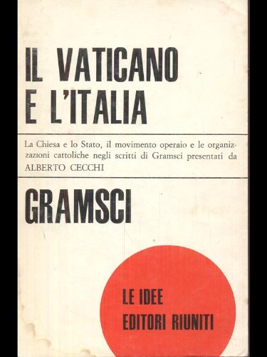 Book - The Vatican and Italy - Antonio Gramsci