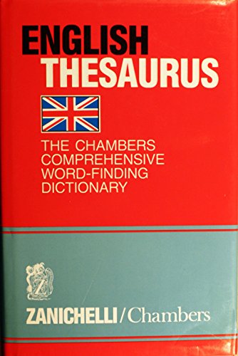 Book - English thesaurus. The Chambers comprehensive word-finding d