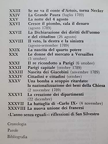 Libro - FRANCIA 1789 CRONACA DELLA RIVOLUZIONE - WINOCK MICHEL