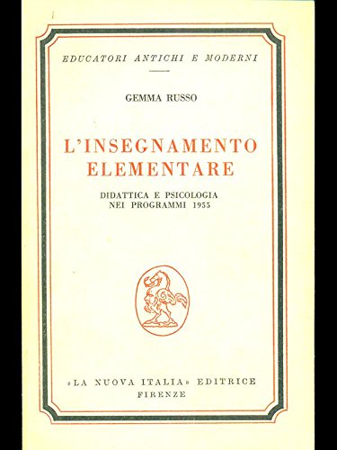 Libro - L'insegnamento elementare - Gemma Russo