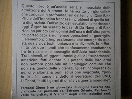 Book - AMERICANS AND VIETCONG MONDADORI 1966 - GIGON FERNAND