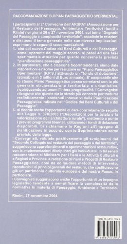 Libro - Degrado del paesaggio e complessità territoriale. At - Van Riel, S.