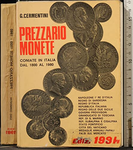 Libro - PREZZARIO MONETE 1800-1980 - Cermentini