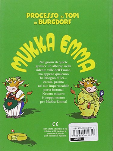 Libro - Processo ai topi di Burgdorf. Mukka Emma. Con adesiv - Coolbak, Peter