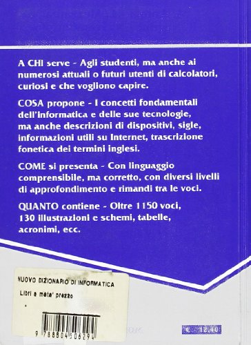 Libro - Dizionario di informatica - Antola Anna