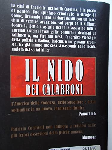 Libro - Il nido dei calabroni - Cornwell, Patricia D.