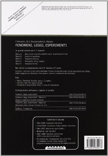 Book - Phenomena, laws, experiments. For high schools - Marazzini, Elisa