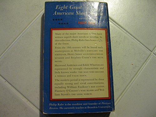 Libro - Eight Great American Short Novels - Rahv, Philip