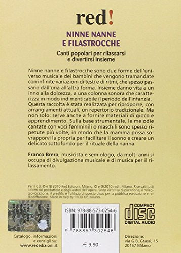 Libro - Ninne nanne e filastrocche. Canti popolari per rilas - Brera, Franco