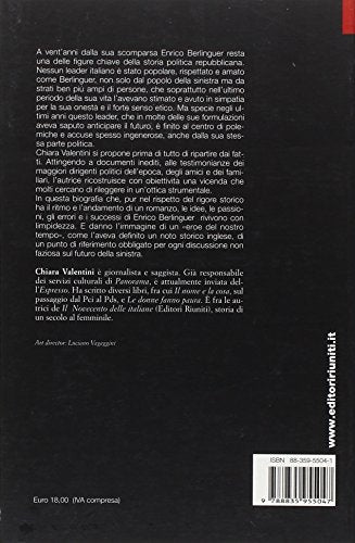 Libro - Berlinguer. L'eredità difficile - Valentini, Chiara