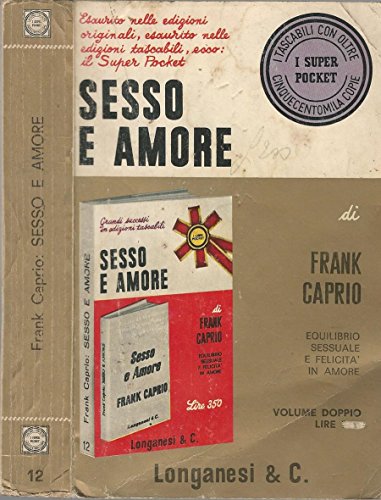 Libro - SESSO E AMORE. - FRANK CAPRIO