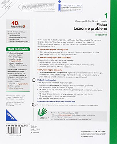 Libro - Fisica: lezioni e problemi. Ediz. verde. Per le Scuole superiori. Con e-book. Co - Ruffo, Giuseppe