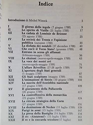 Libro - FRANCIA 1789 CRONACA DELLA RIVOLUZIONE - WINOCK MICHEL