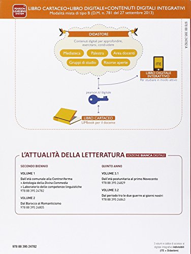 Libro - Attualità della letteratura. Ediz. bianca. Con Divin - Baldi