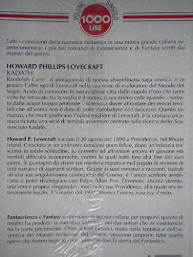 Libro - Kadath - Howard P. Lovecraft