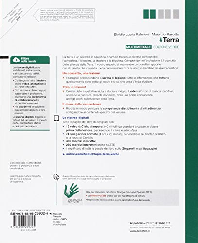 Libro - #Terra. Ediz. verde. Per le Scuole superiori. Con e-book - Lupia Palmieri, Elvidio