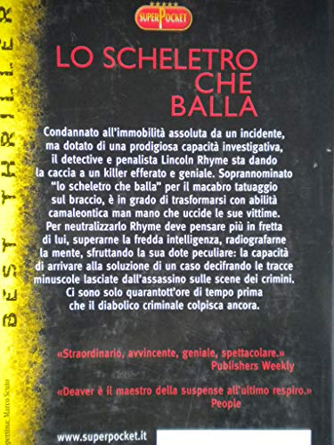 Libro - Lo scheletro che balla - Deaver, Jeffery