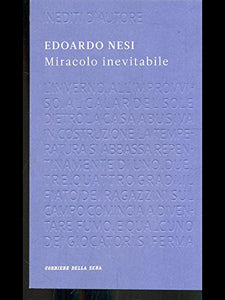 Libro - MIRACOLO INEVITABILE - EDOARDO NESI