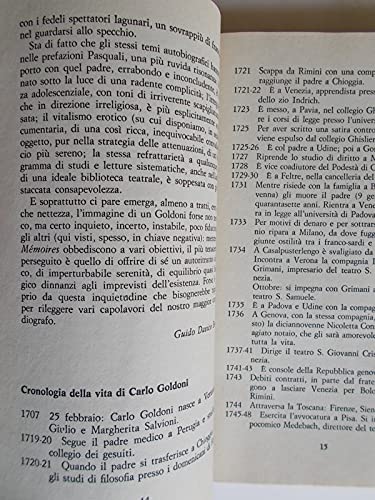 Libro - Il teatro comico-Memorie italiane - Goldoni, Carlo