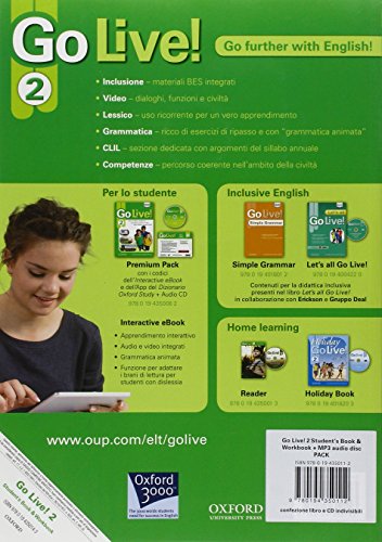 Book - Go live. Student's book-Workbook-Extra. For the School - Aa. vv.