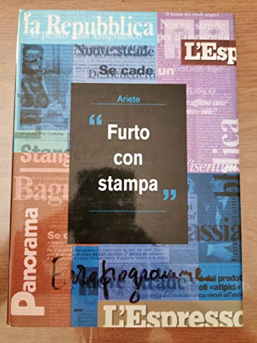 Libro - Furto con stampa - AA. VV.