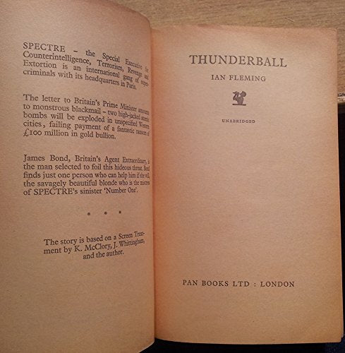 Libro - James Bond. Thunderball - Fleming, Ian