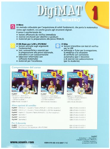 Libro - Digimat. Per la Scuola media. Con CD-ROM: Digimat co - MONTEMURRO