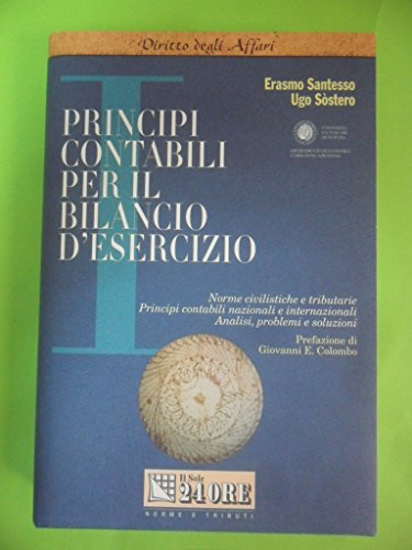 Libro - I principi contabili per il bilancio d'esercizio - Santesso, Erasmo