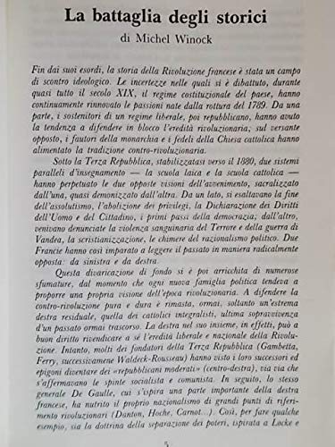 Libro - FRANCIA 1789 CRONACA DELLA RIVOLUZIONE - WINOCK MICHEL