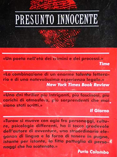 Libro - Presunto innocente - Turow, Scott