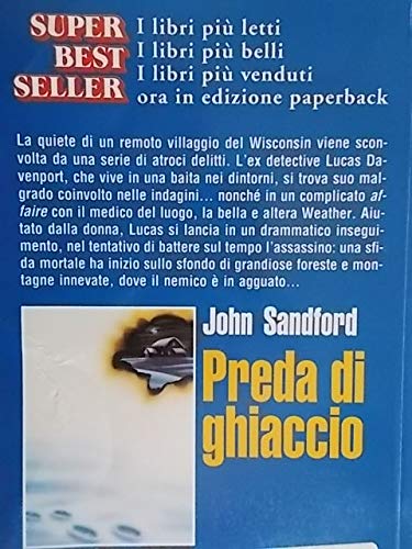 Libro - Preda di ghiaccio - Sandford, John