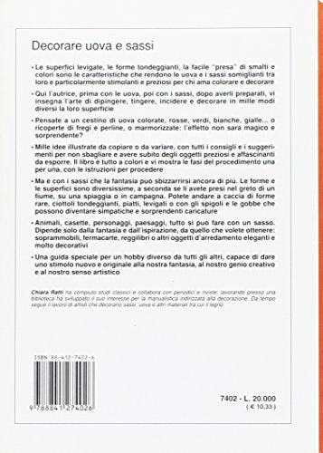 Libro - Decorare uova e sassi - Ratti, Chiara