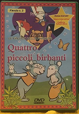 DVD - Quattro piccoli birbanti - Le favole della foresta