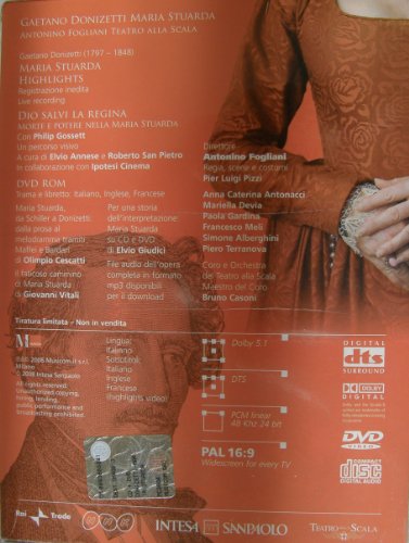 Gaetano Donizetti - MARIA STUARDA - conductor Antonino Fogliani (DVD + CD) - Teatro alla Scala - VOX IMAGO - Opera - 2008