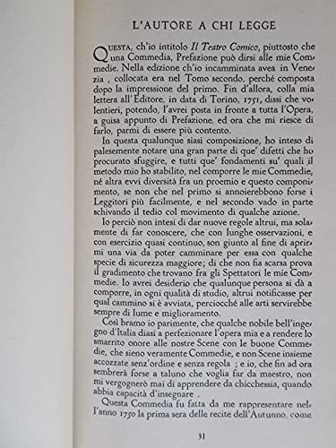 Libro - Il teatro comico-Memorie italiane - Goldoni, Carlo