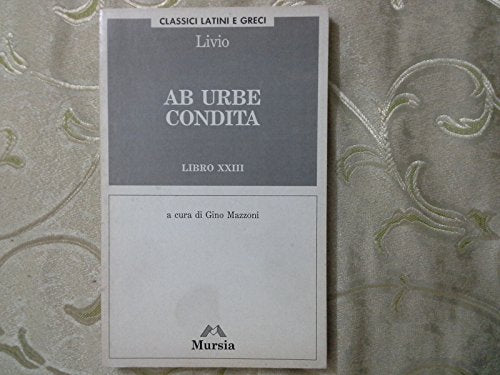 Ab urbe condita. Book 23rd.