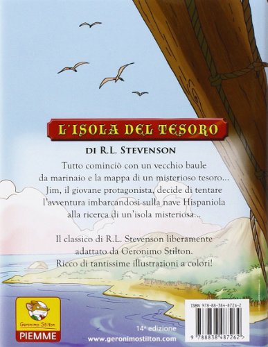 Libro - L'isola del tesoro di R. L. Stevenson - Stilton, Geronimo