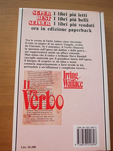 Libro - Il verbo - Wallace, Irving