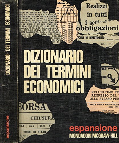 Libro - DIZIONARIO DEI TERMINI ECONOMICI. - AA.VV