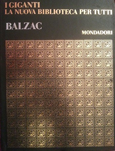 Libro - HONORE DE BALZAC - I Giganti - La nuova biblioteca per tutti n. 20