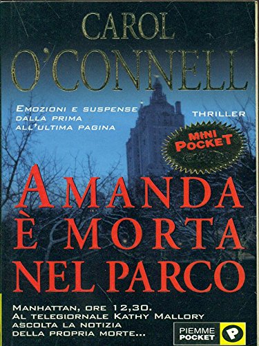 Book - AMANDA DIED IN THE PARK - O'Connell Carol