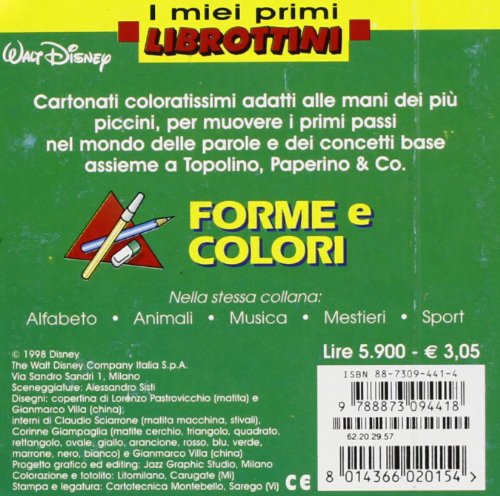 Libro - Forme e colori