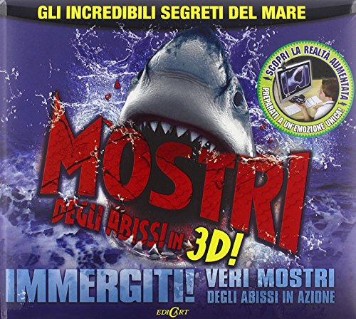 Libro - Mostri degli abissi in 3D! Ediz. illustrata. Con CD- - Porcellana, S.