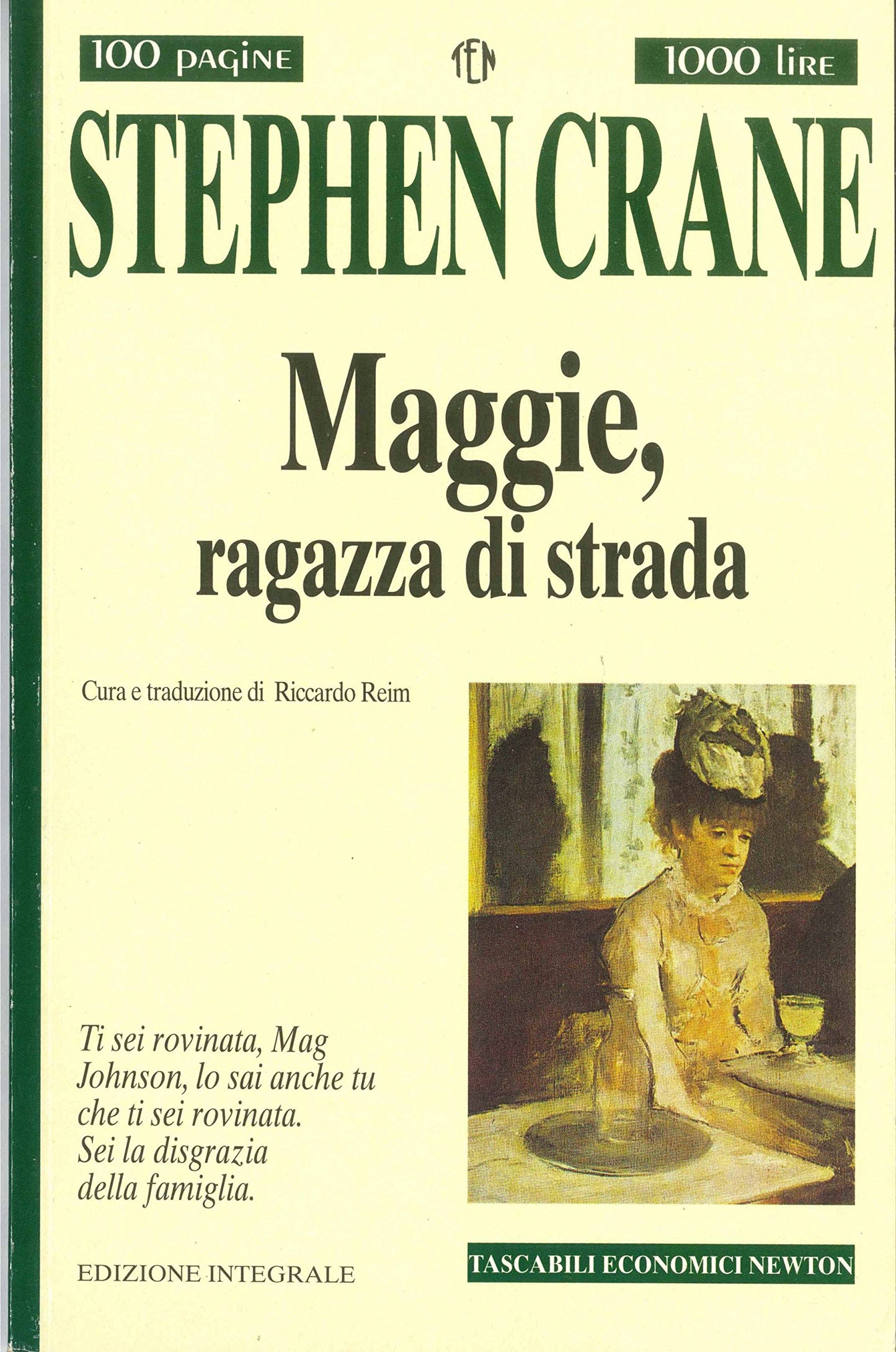 Libro - Maggie, una ragazza di strada - Crane, Stephen