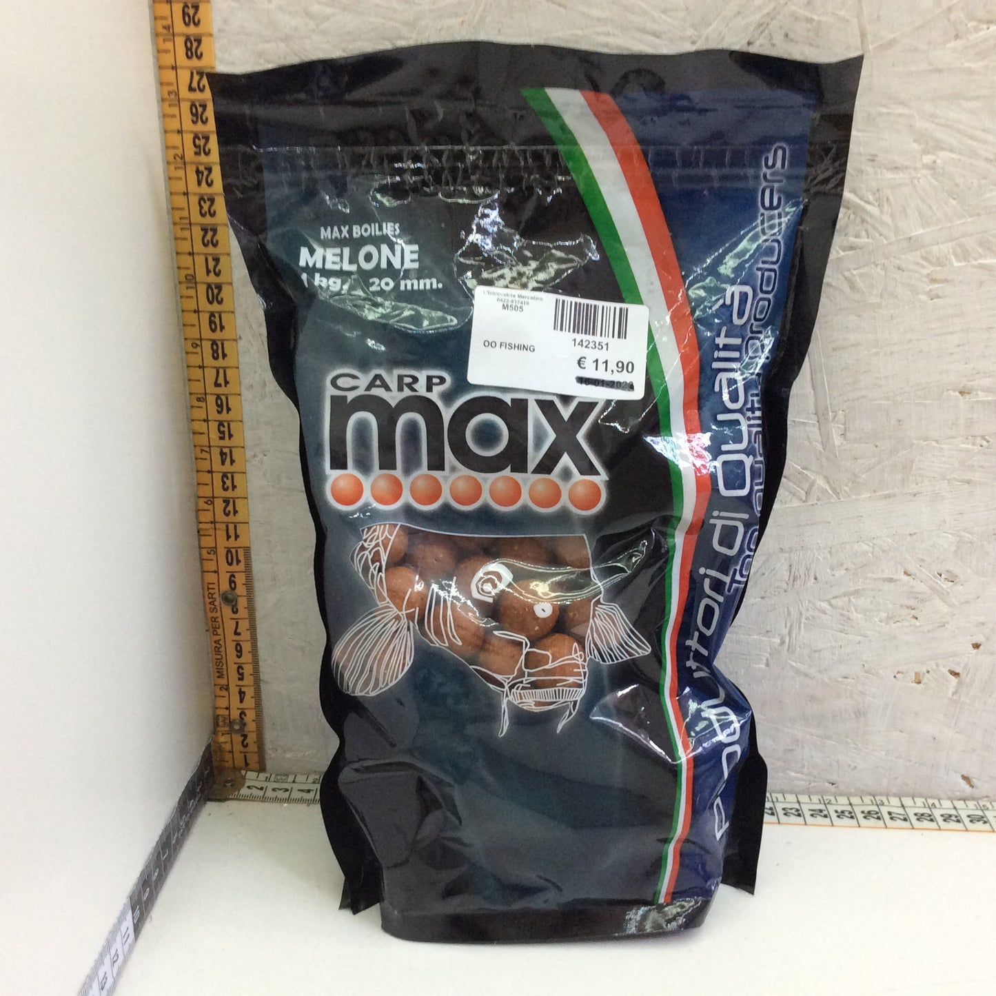 Carp FISHING boilies CARP MAX 1Kg various flavors Italian quality