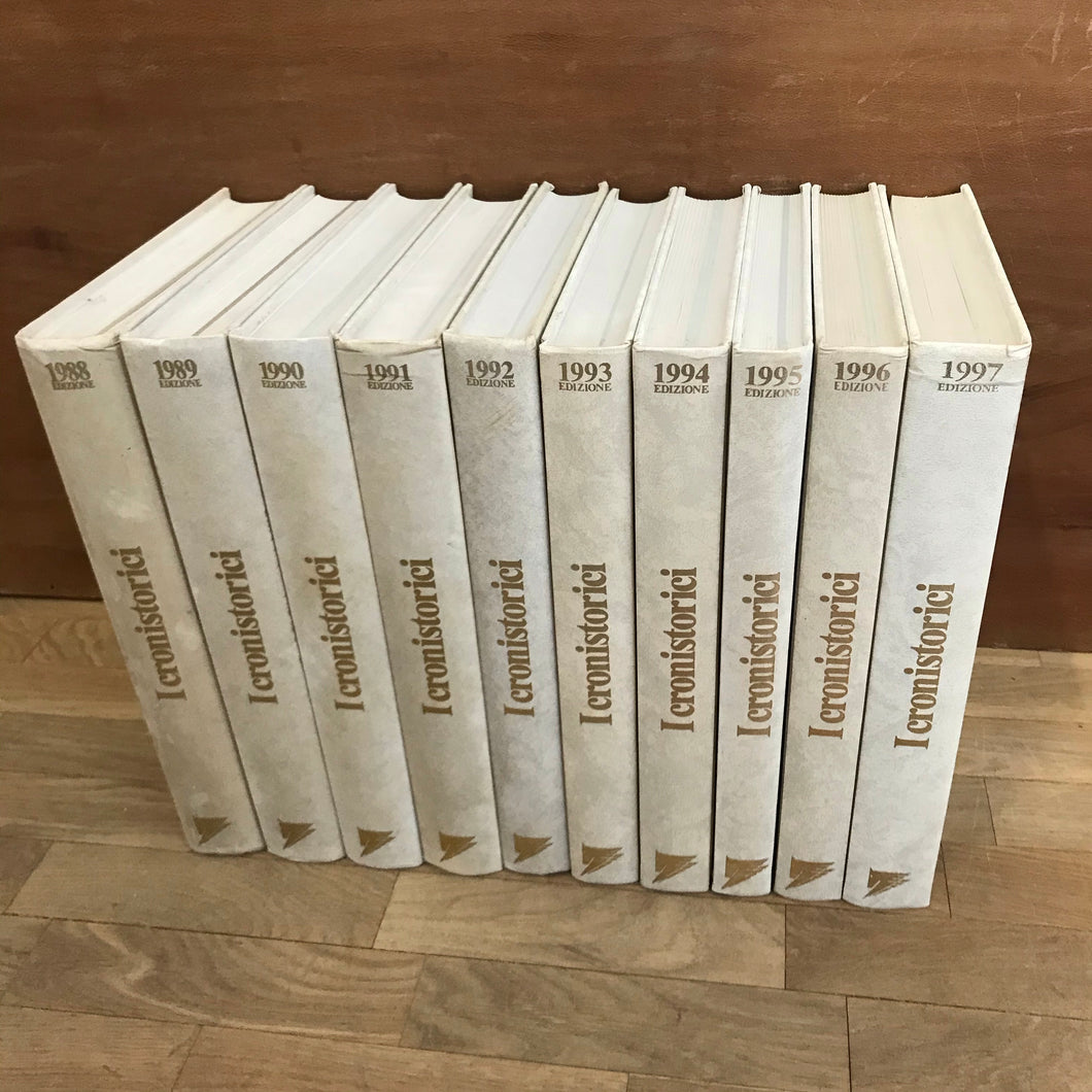 Raccolta i CRONISTORICI Pegaso 10 volumi 1988-1997