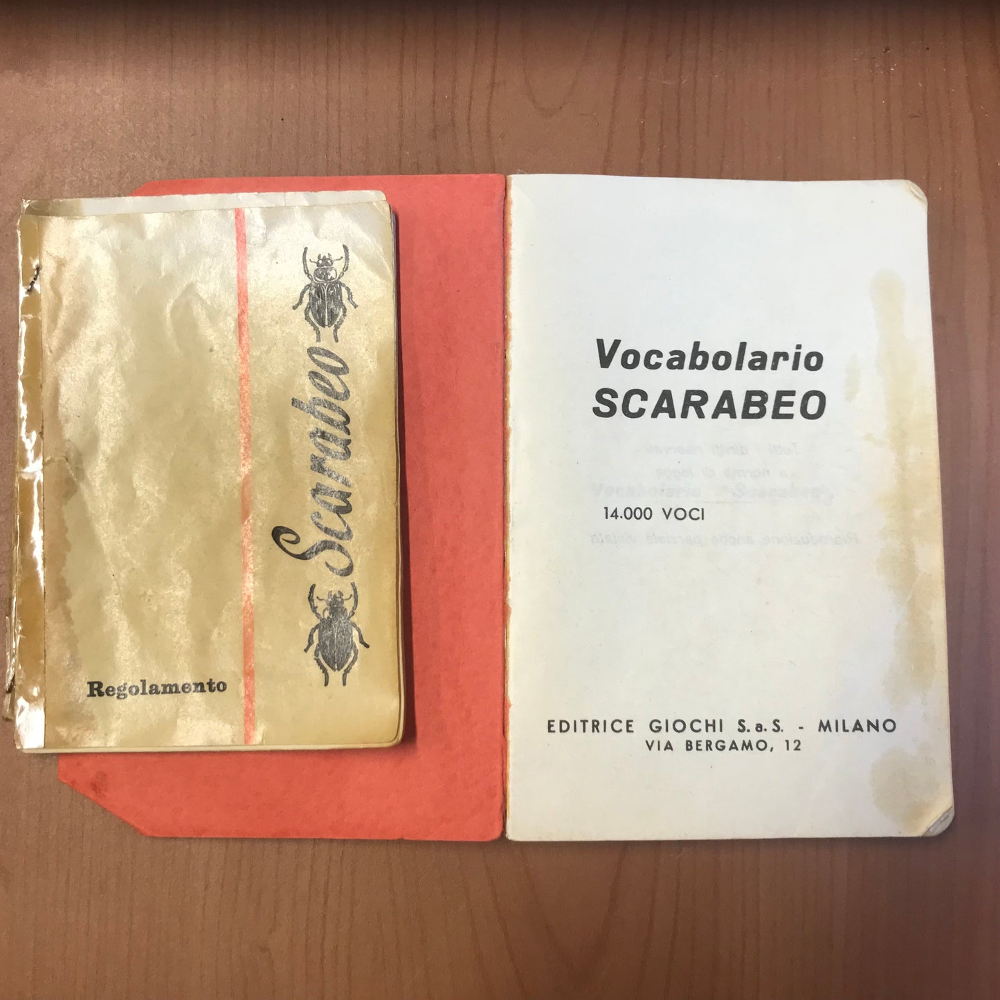 Libro - Manuali gioco SCARABEO regolamento vocabolario EG