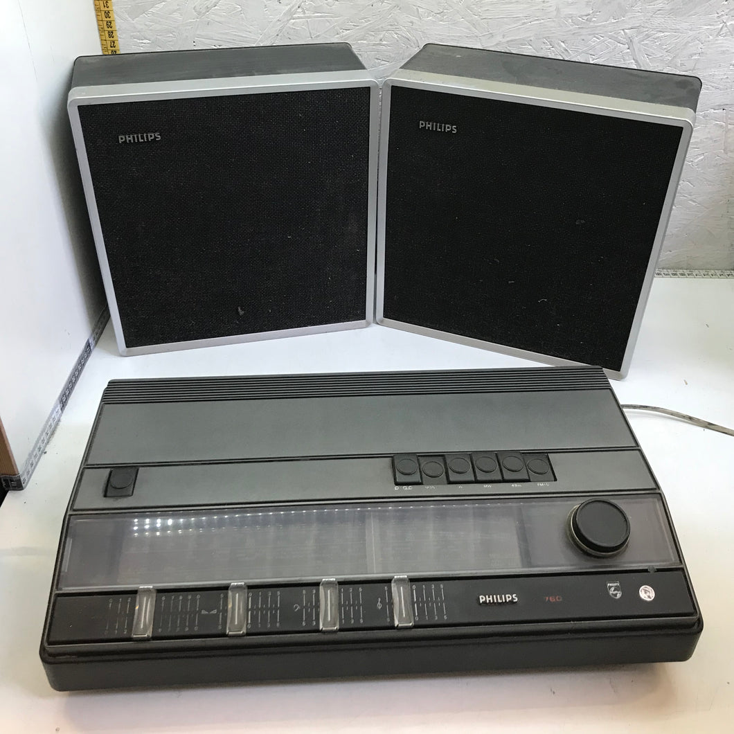 Stereo Philips 22AB760 radio sintoamplificatore vintage