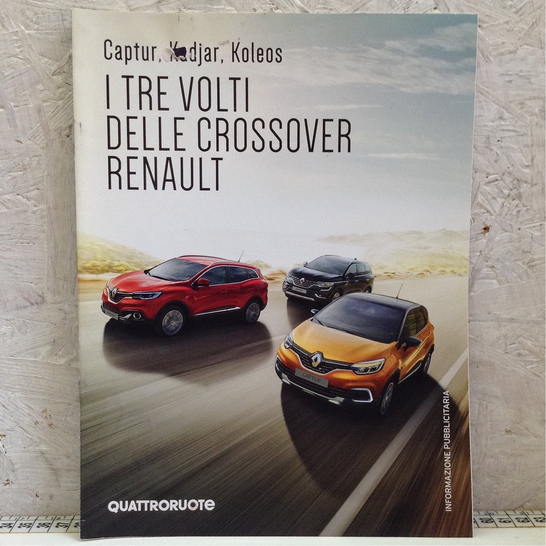 Libro - Rivista Quattroruote - Captur Kadjar Koleos tre crossover Re